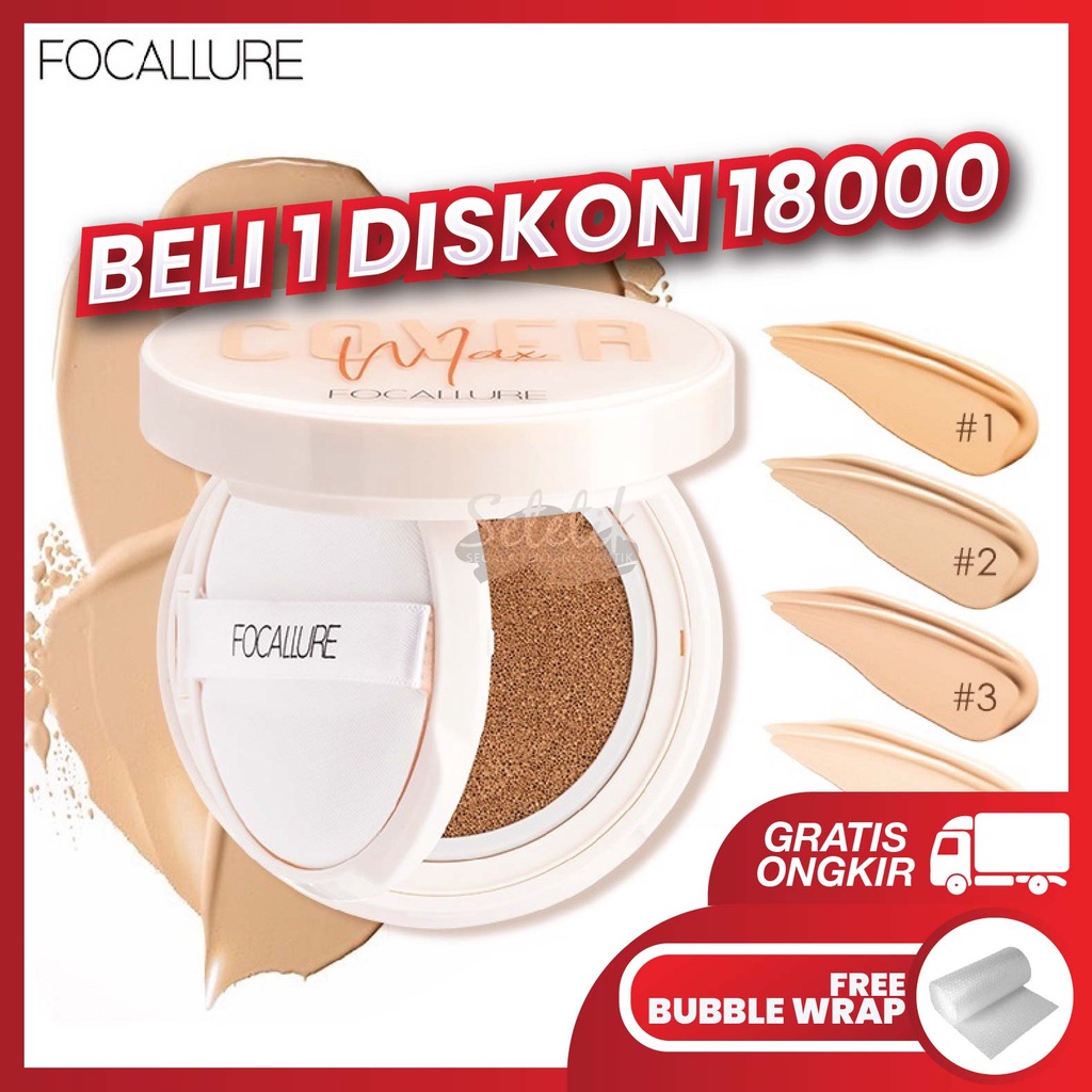 [BPOM dan ORI] FOCALLURE Matte BB Cushion Foundation-Tahan Lama 24 Jam Focallure Foundation Focallur