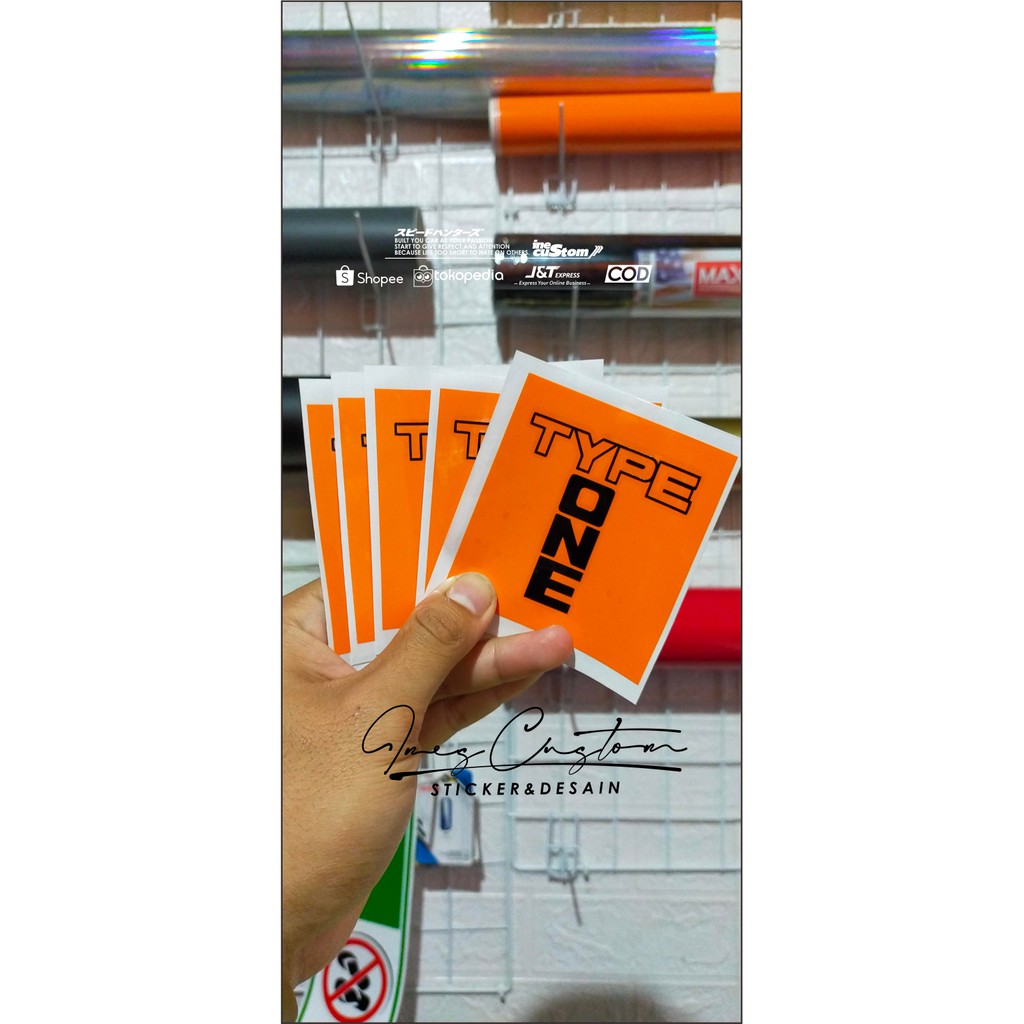 

STIKER TYPE ONE ORIGINAL