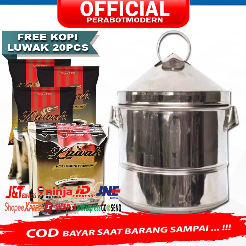PAKET KOPI LUWAK ISI 20PCS FREE DANDANG 1KG / PAKET DANDANG