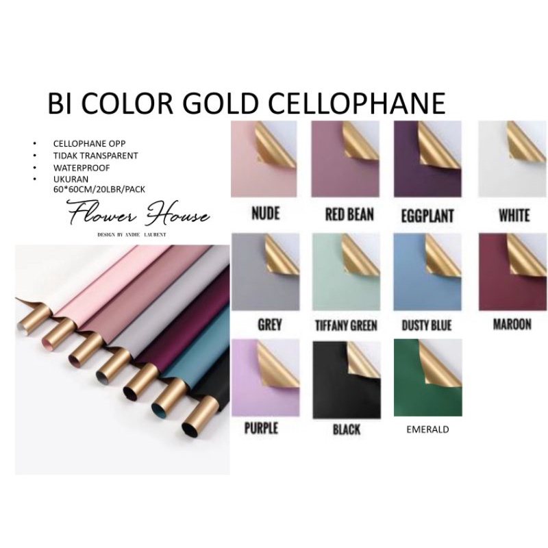 

(Lembaran) Bi Gold Colour Cellophane