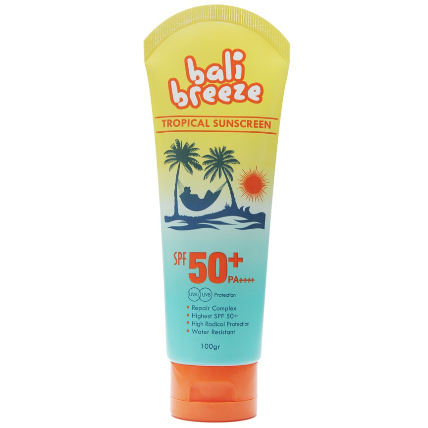 BALI BREEZE Tropical Sunscreen SPF 65 100gr