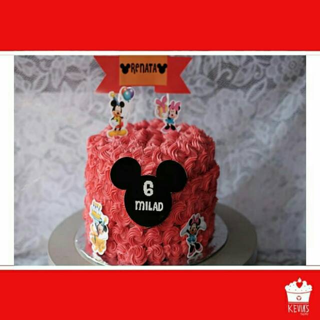 

kue tart mickey mouse