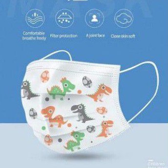 

Masker 3ply Anak Motif isi 50lbr