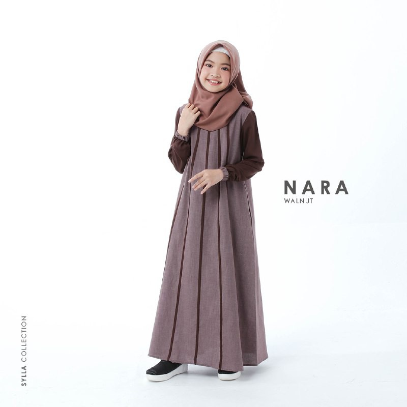 GAMIS NARA KIDS BY SYLLA | GAMIS ANAK ANAK | FASHION MUSLIM