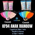 Masker KF94 anak mix warna 1 pack isi 10 pcs