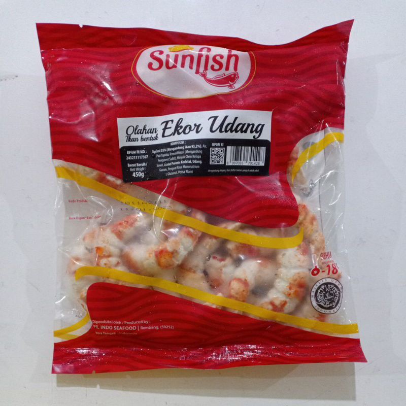 

SUNFISH ekor udang shrimp tail 450gr