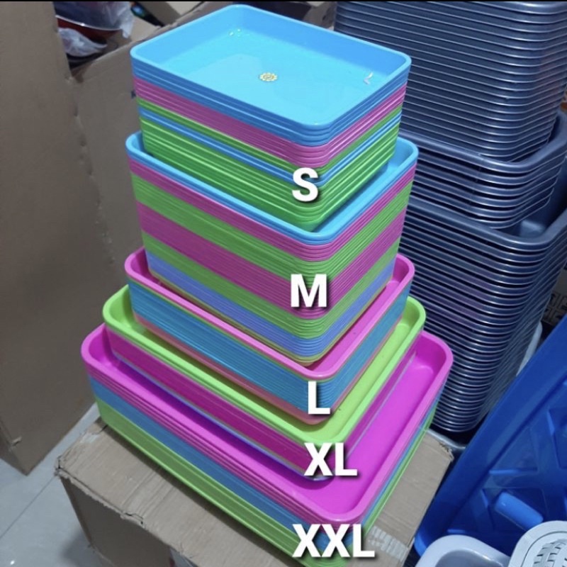Nampan Plastik / Tempat Saji / S-M-L-XL-XXL -TANTOS