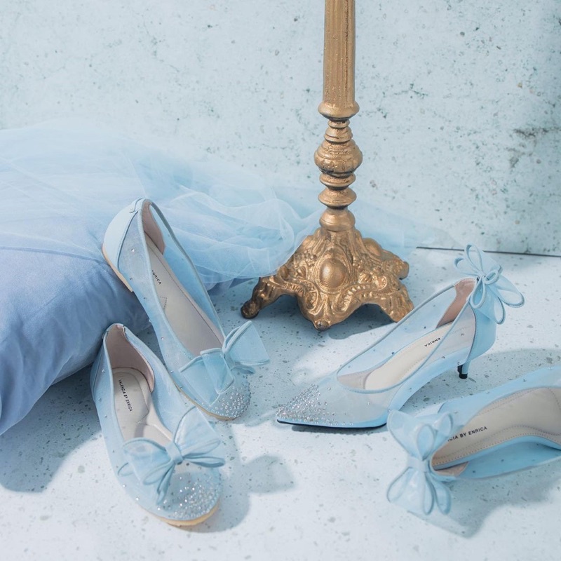 Valencia by Enrica enchanted / valencia by enrica kitten heels blue Ella enchanted / valencia by enr