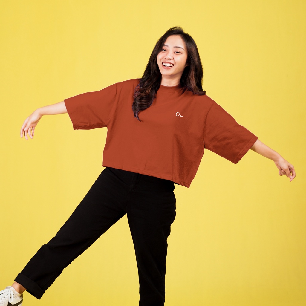 John &amp; Jill Oversize Croptop Women_