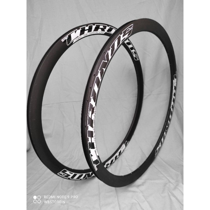 Rims Velg Sepeda Ukuran 700c Syte CHRONOS 28 Hole Alloy Double Wall Roadbike Fixie Diskbrake