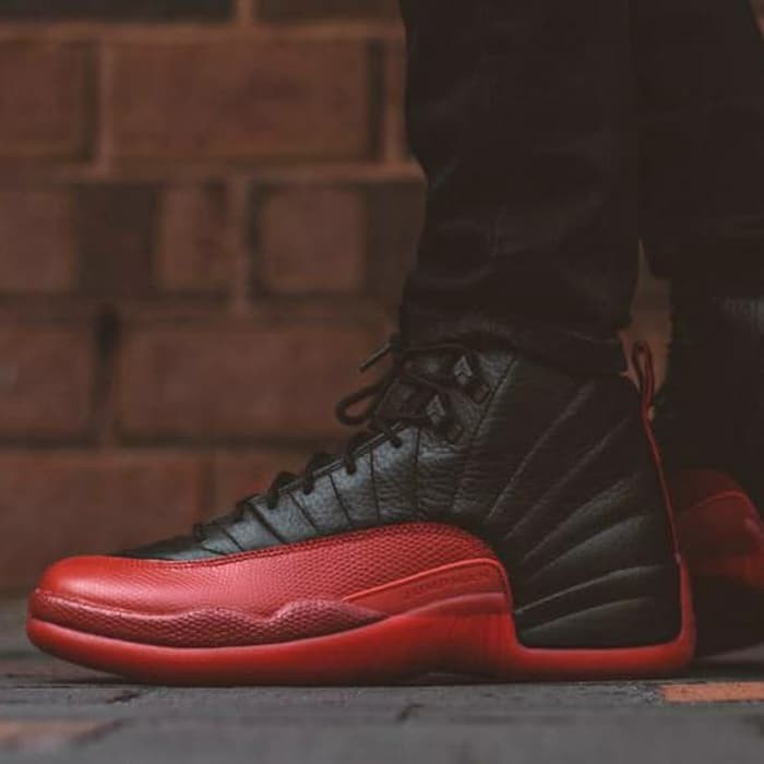 black and red 12s flu game