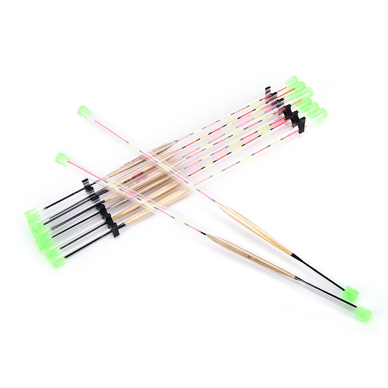 10pcs / lot Umpan Pancing Bahan Kayu