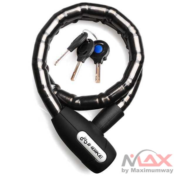 INBIKE Gembok Sepeda Kabel Waterproof 0.85m Warna Hitam