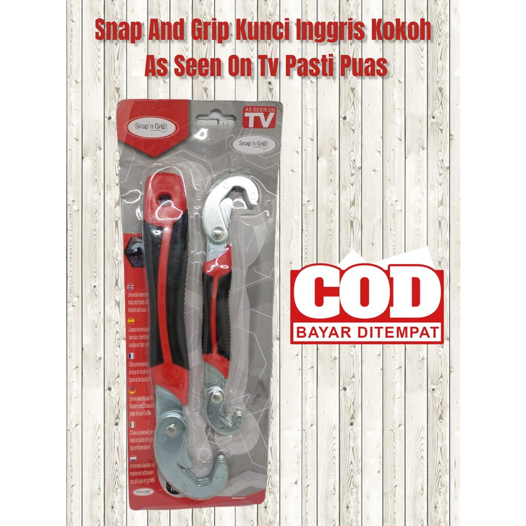 Snap And Grip Kunci Inggris Kokoh As Seen On Tv