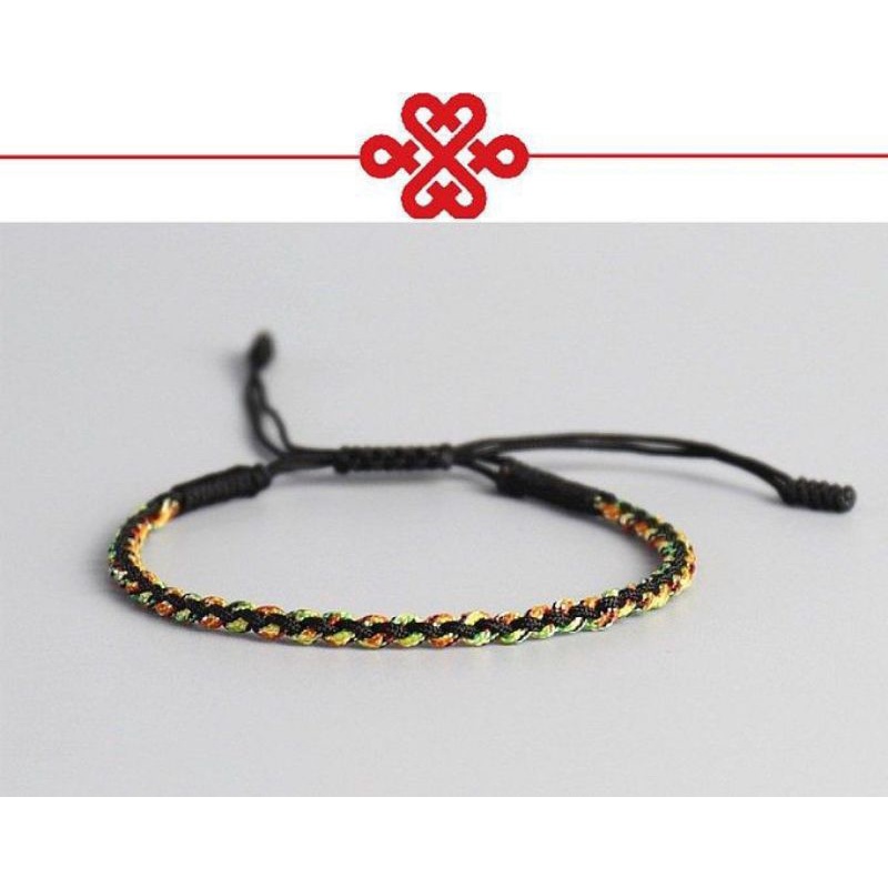 gelang jalin tali motif Tibet mix