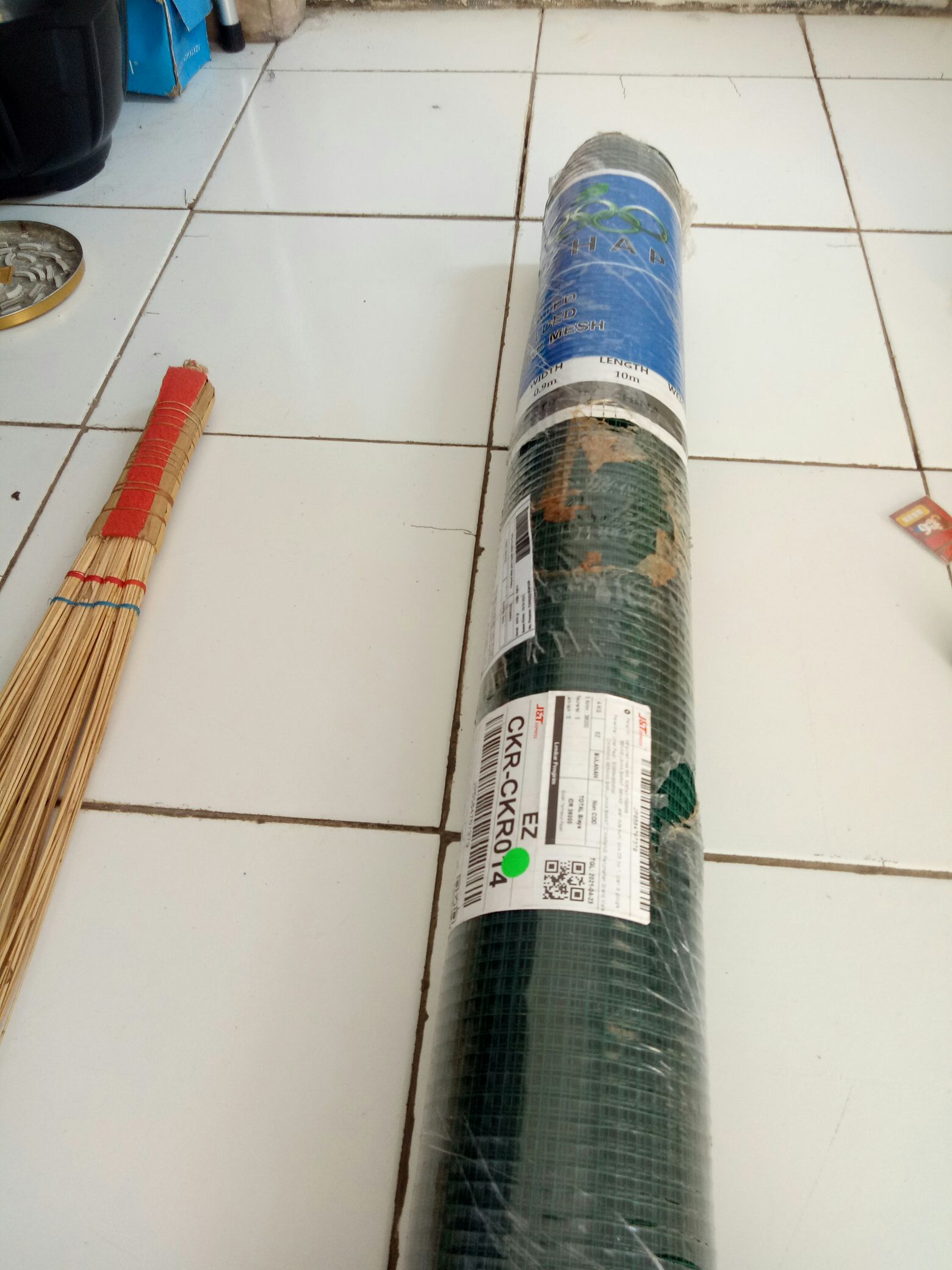 Kawat Ayakan 1/4x90 Hijau - Kawat Ram - Kawat Loket - Kawat Kandang
