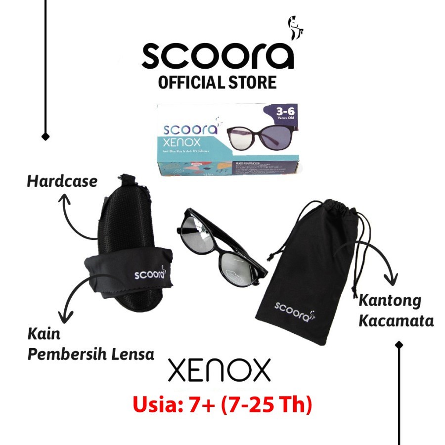 Scoora Xenox Kacamata Anak Anti Radiasi &amp; Photocromic