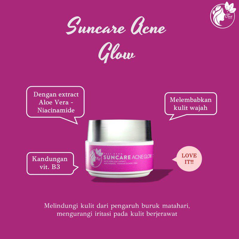 Krim Suncare Acne Glow Fast Derm