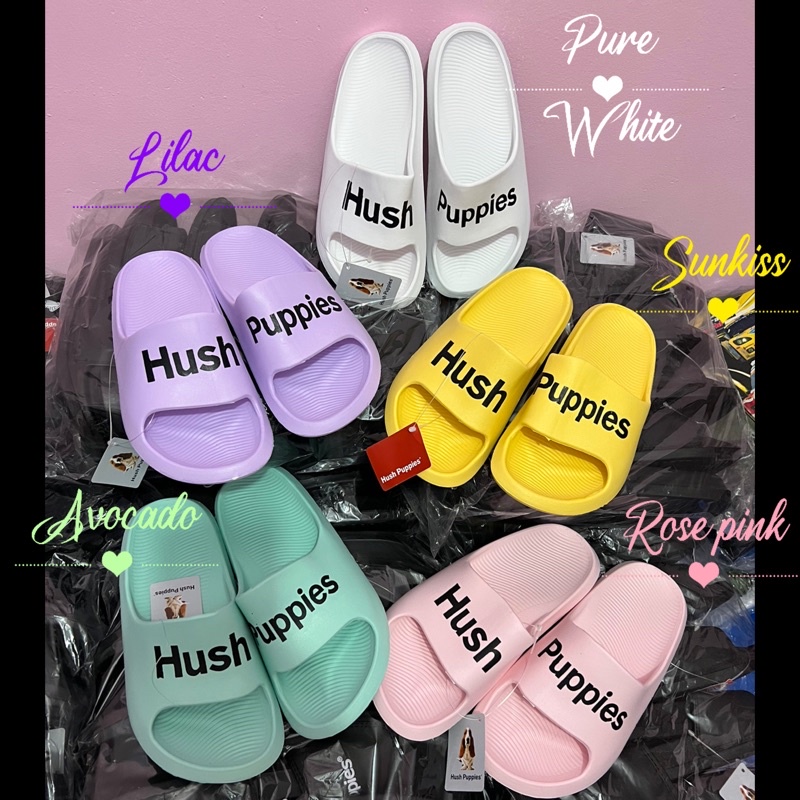 SANDAL SLOP PASTEL HUSH PUPPIES GRADE ORI