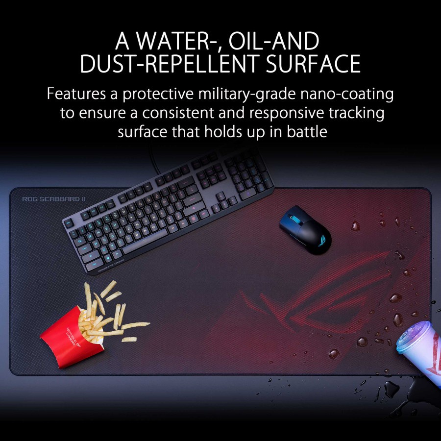 Mousepad ASUS ROG Scabbard II NC08 Extended Gaming Mouse Pad