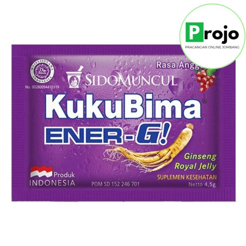 

KukuBima Ener-G! Rasa Anggur Pack 6 Sachet