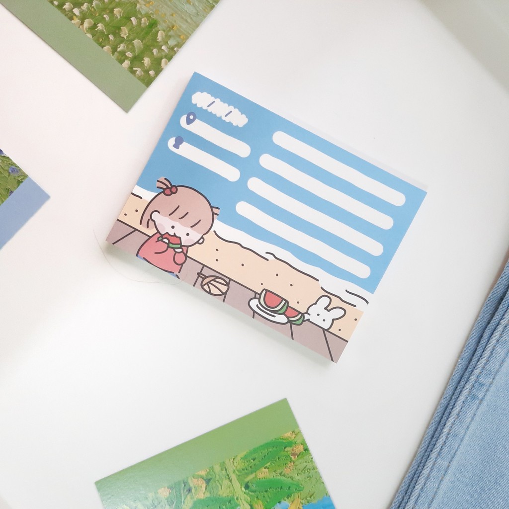 

Memo Little Girl Planner Memo Pad Notes