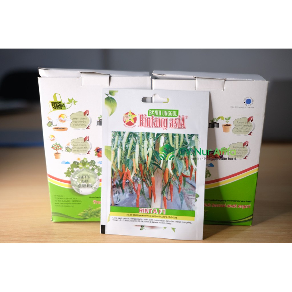 Benih Biji Cabai RINTA F1 - Small Pouch (Bintang Asia)