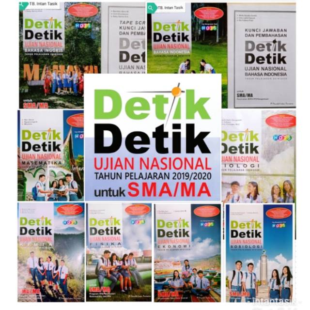 Buku Detik Detik Un Sma Ma Intan Pariwara 2019 2020 Detikdetik Unbk Sma Shopee Indonesia