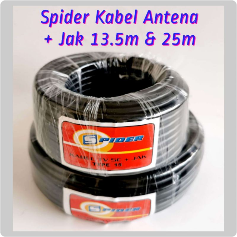 Spider Kabel Antena + Jak 13.5m/25m