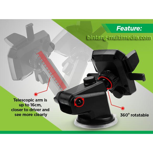 Holder HP Mobil ROBOT - Car Holder Vivan Dashboad - Holder GPS CH03