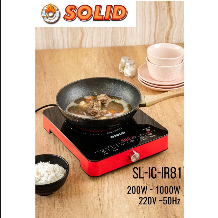 SOLID SL-IC-IR-81 Kompor Induksi Infrared Keramik