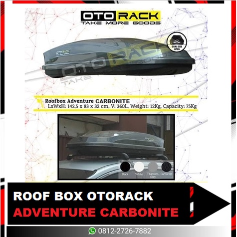 Roof box otorack adventure CARBONITE