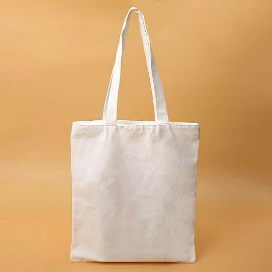 Terlaris Tote Bag Tas Kanvas Polos - Putih