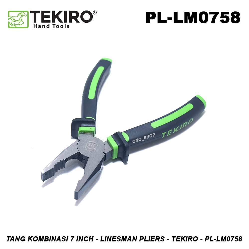 Tang Kombinasi 7 inch Linesman Pliers Tekiro PL-LM0758