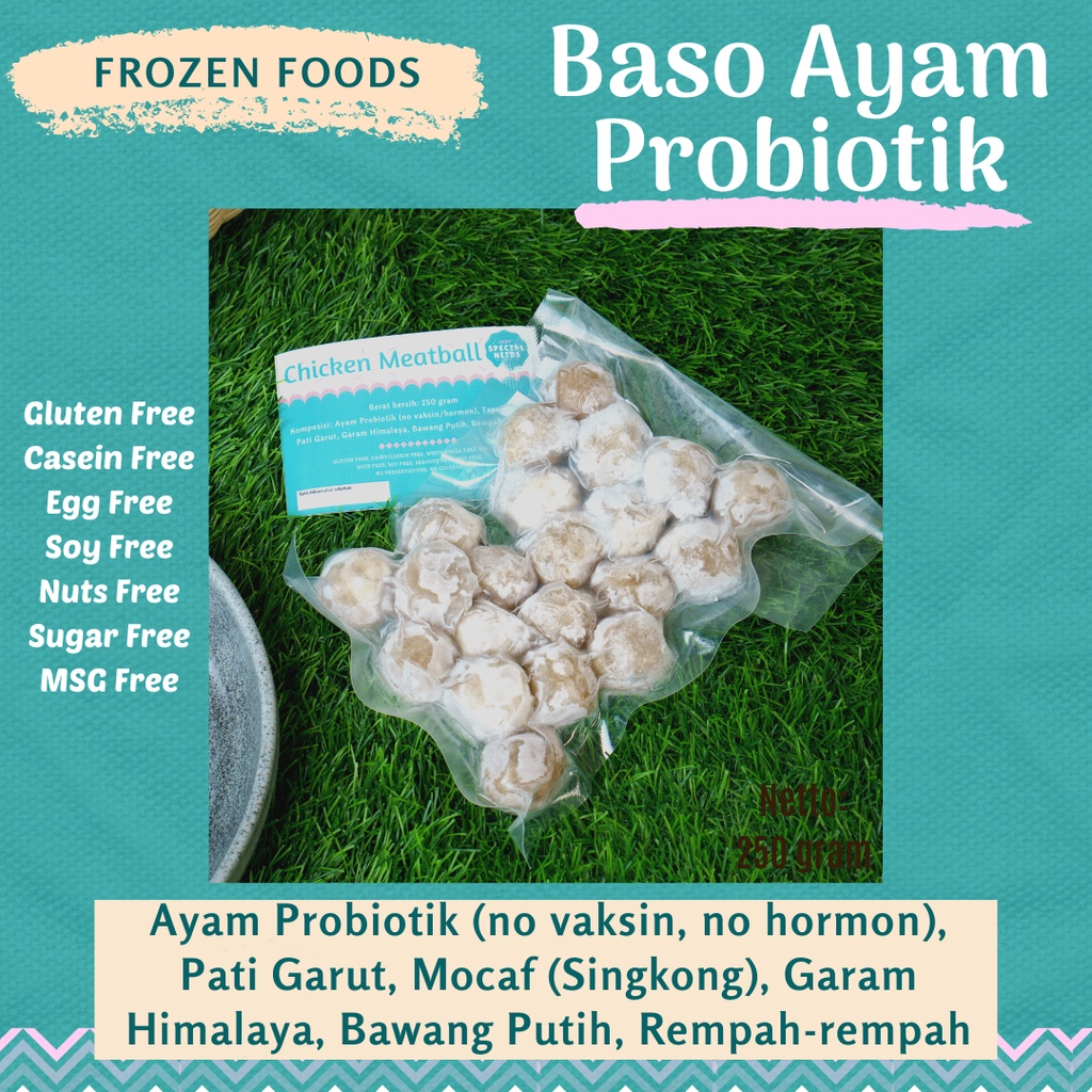 

Baso Ayam Probiotik- Gluten Free MSG Free - Diet Special Need
