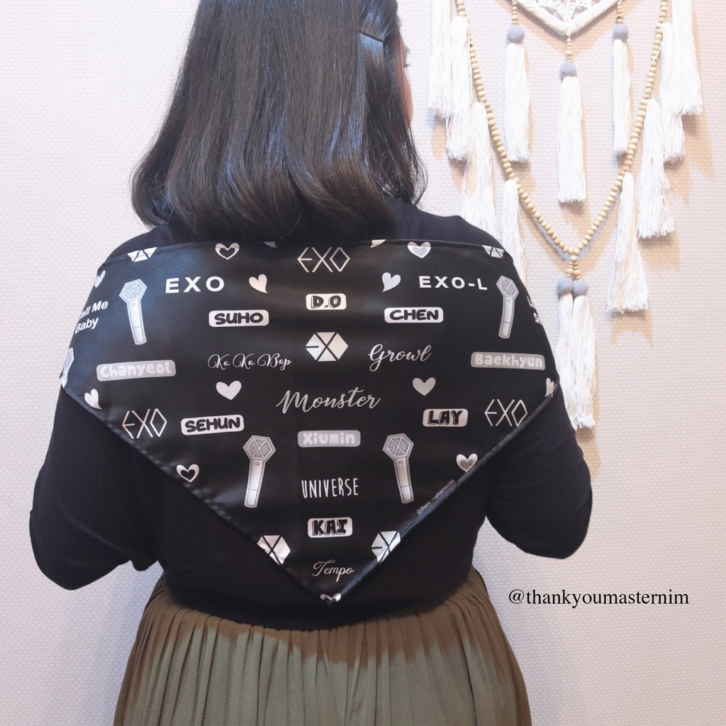 EXO PRINTED SCARF (KPOP STUFF - EXO)