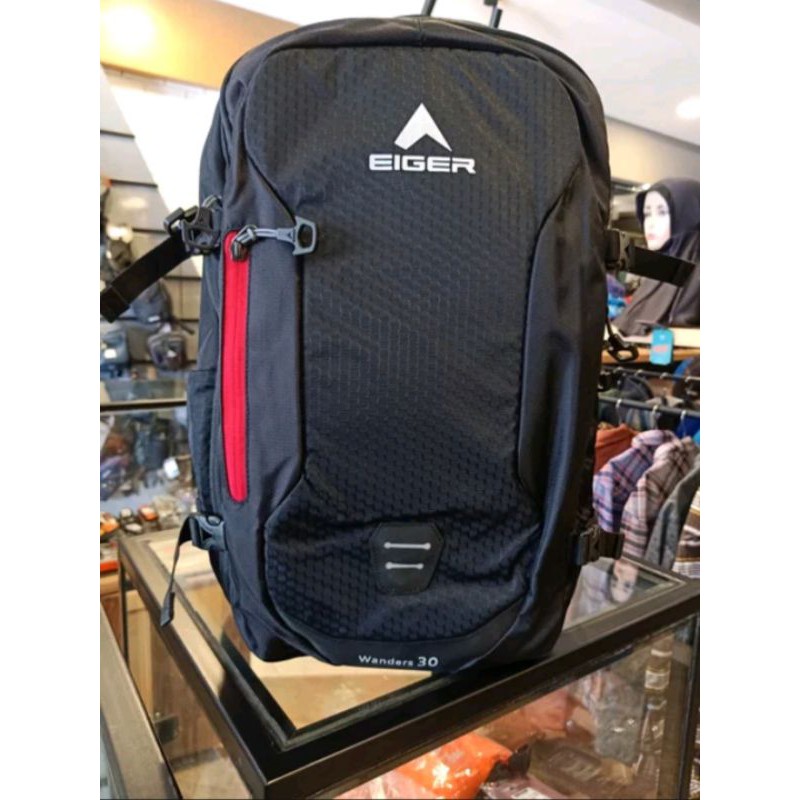 Tas Ransel Laptop Pria E.I.G.E R. Pria WANDERS 30L - BACKPACK Pria EIGERIAN WANDERS 30L BLK - DAYPAC