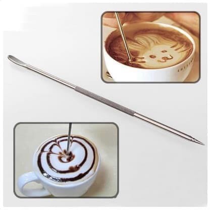 

Latte Art Pen Stainless Steel.