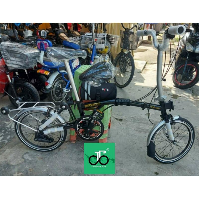Sepeda lipat 16" Pacific Pithon M320VR TERBARU 2021
