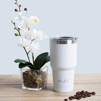 Klaz Vacuum Flask 900 Ml Gelas Mug Botol Minum 900 Ml Putih