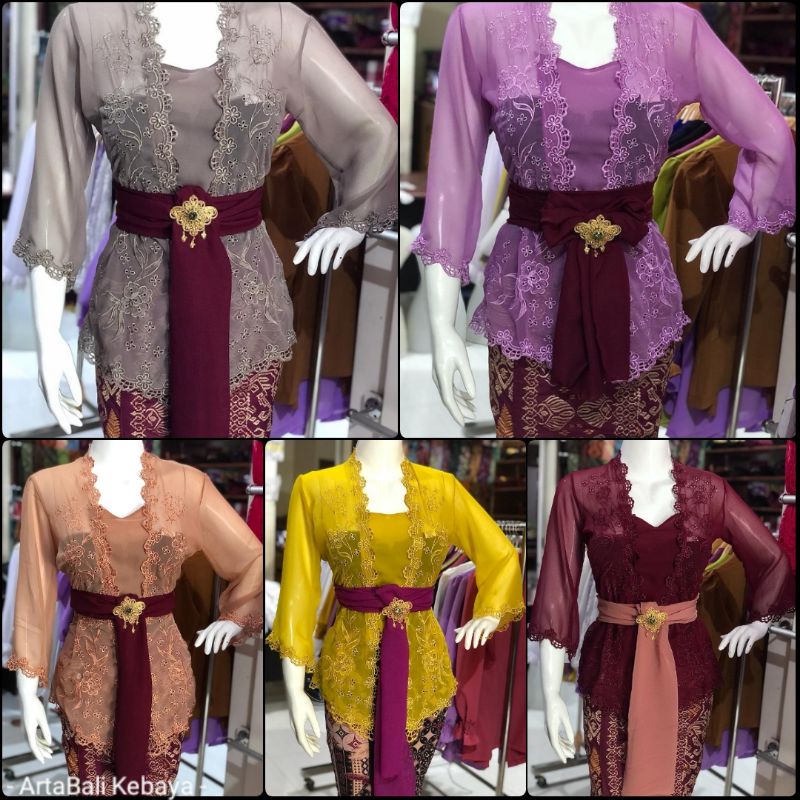 Kebaya sifon Bordir
