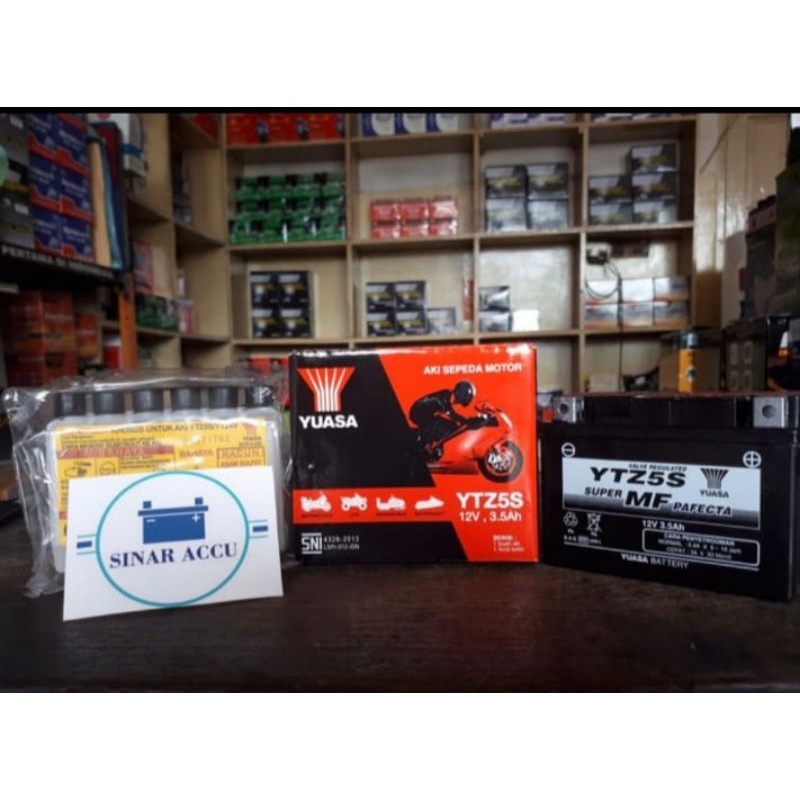 AKI MOTOR HONDA SCOOPY YUASA YTZ5S