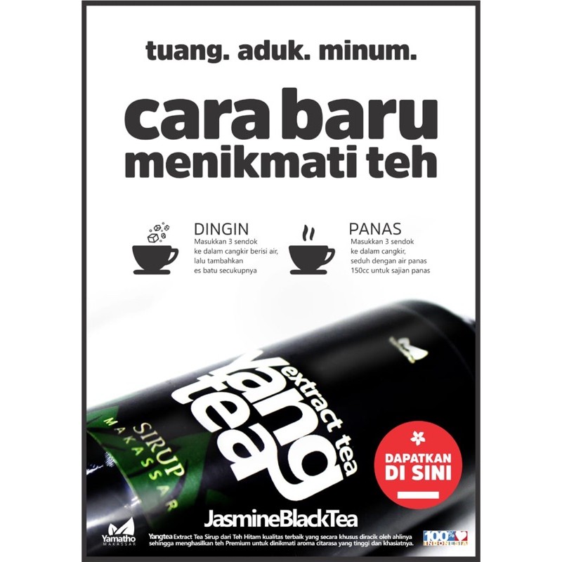 

Yang Tea Sirup Teh Instant siap minum