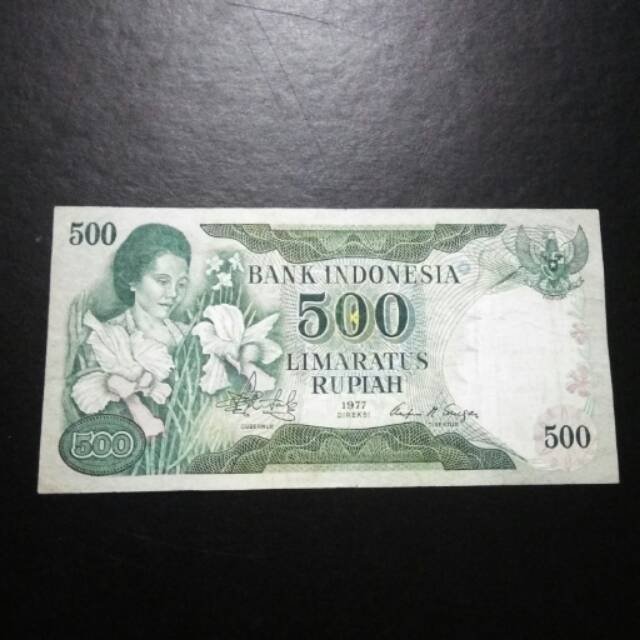Uang 500 rupiah ibu konde thn 1977