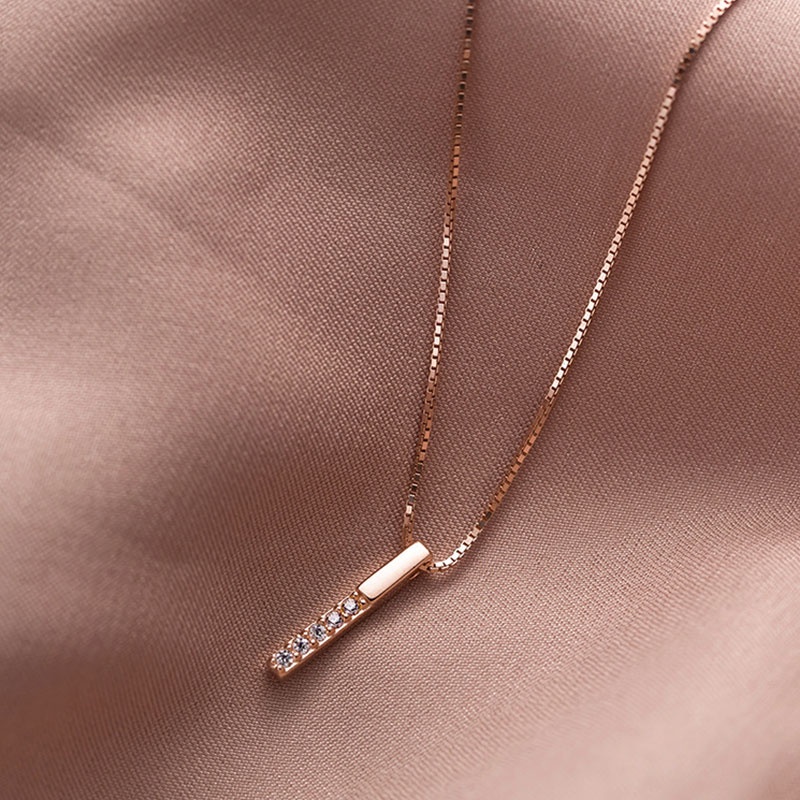 【Ready stock】Kalung viral tiktok murah Gaya Minimalis Geometris Panjang Wanita Rantai Klavikula Liar fashion simple COD