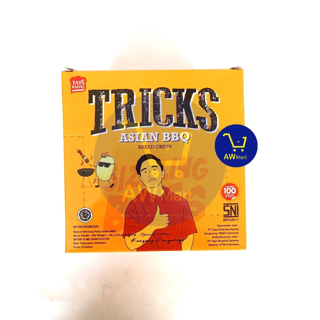 TRICKS BISKUIT KENTANG BOX 150 GRAM ISI 10 PACK - ALL VARIAN