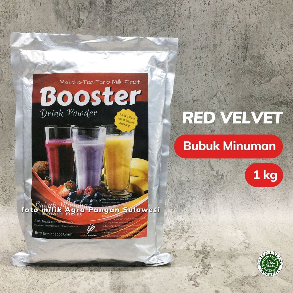 

Bubuk Minuman RED VELVET 1kg | Drink Powder RedVelvet Latte Flavour Rasa Kekinian Premix Instan 1 kg - Indo Powder