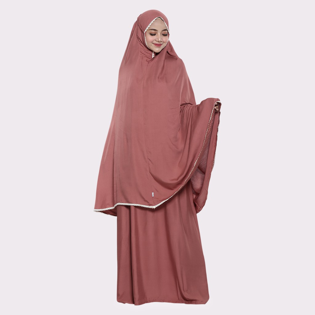 Nobby Hijab Jannati Mukena - Mukena Katun Rayon - Mukena Bali Motif