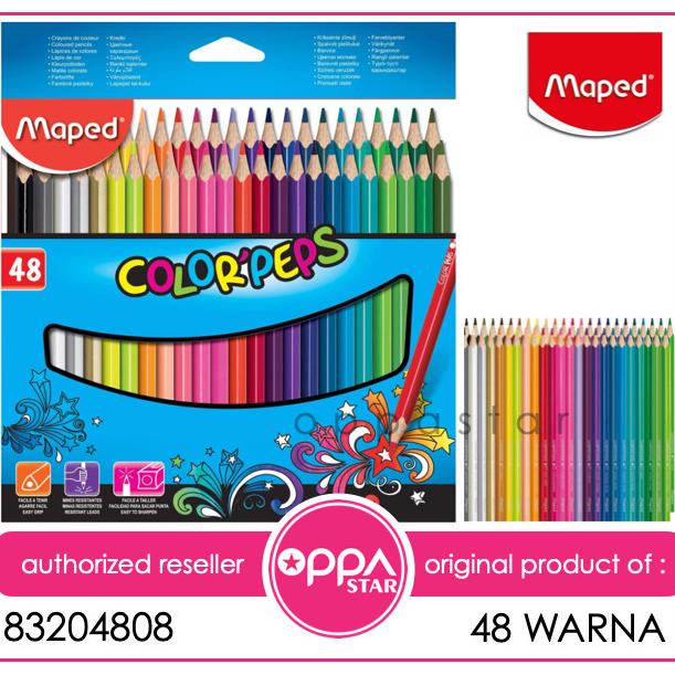 

Pensil Warna Set Maped Color Peps 48 83204808 - Pencil Color Set Dijamin Puas