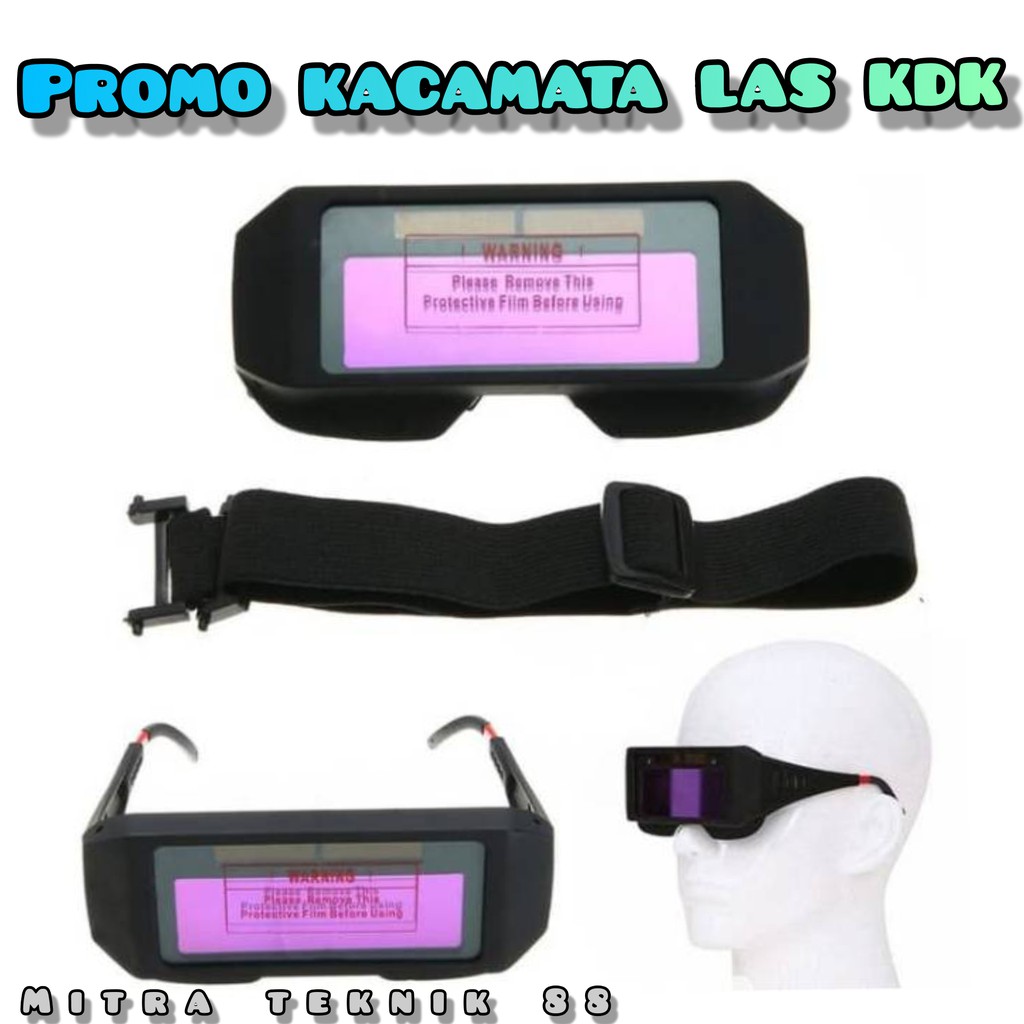 KACAMATA LAS AUTODARK KACAMATA LAS OTOMATIS - Welding Glass Auto Darkness HIJAU